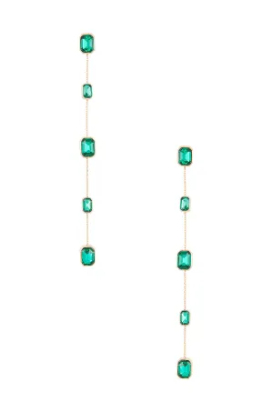 Emerald Drop Earrings