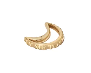 Fly Me To The Moon Lock in Yellow Gold