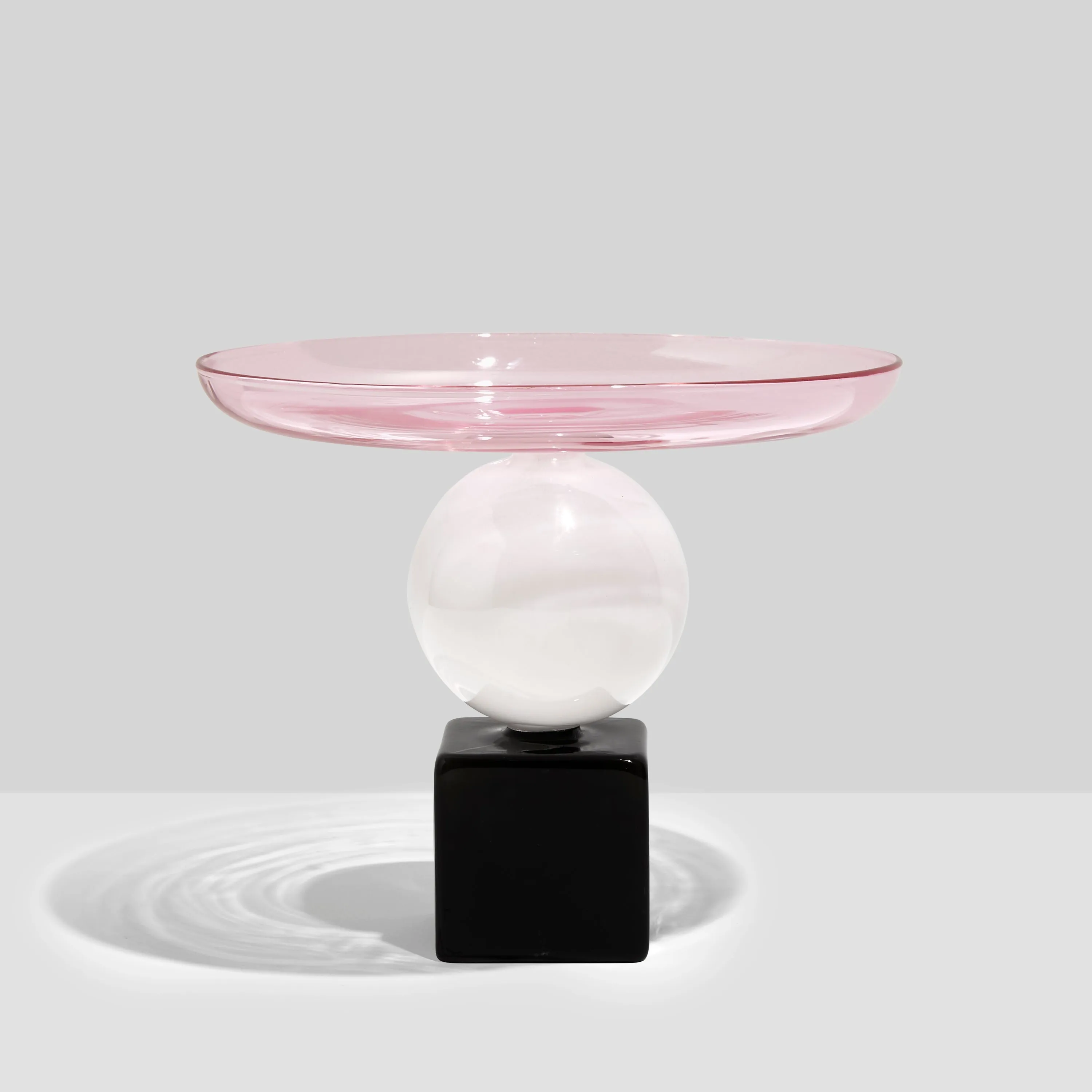 Geo Cake Stand - Pink White Black