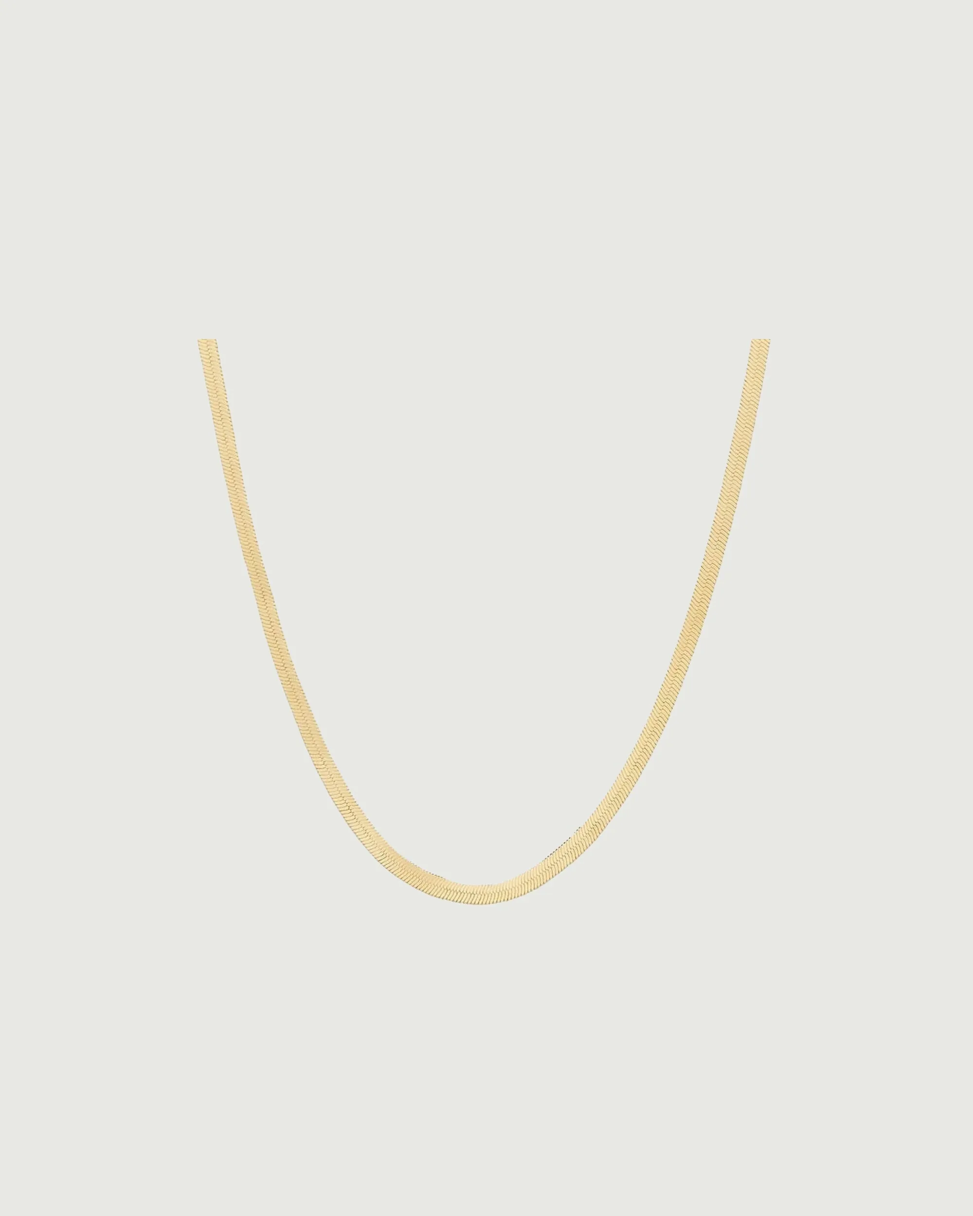 Herringbone Chain | Gold
