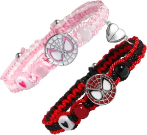 Matching Bracelets for Couples Birthday Gift For Best Friend Heart Charm Couples Bracelets Gifts for for Bf Gf