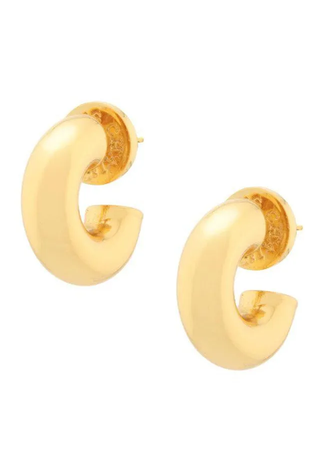 Talis Chains - Chubby Donut Huggie - Gold